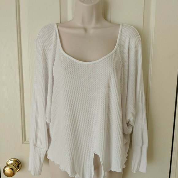 Lucy Love Tops - Lucy Love Semi Sheer Blouse Sz S Long Sleeve White